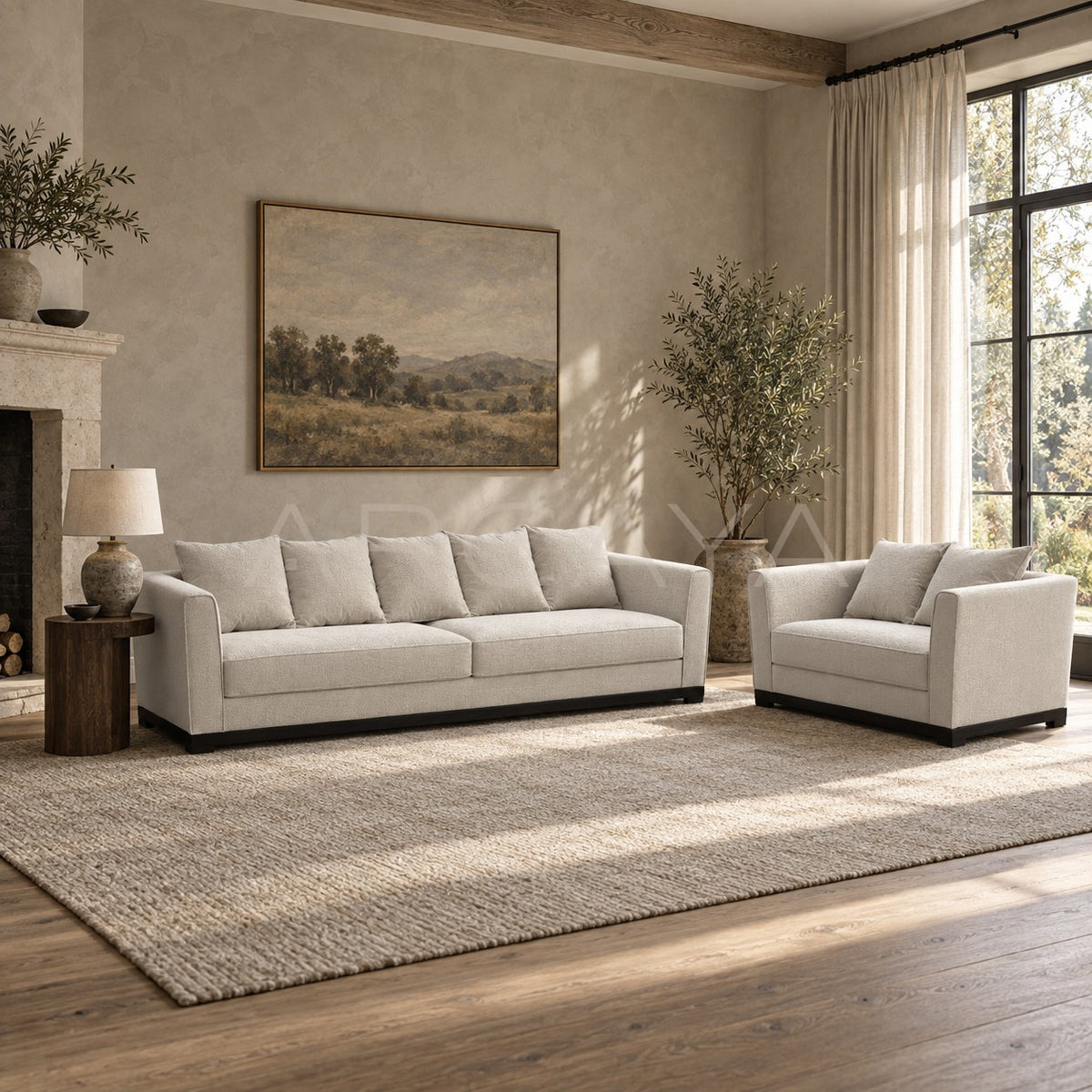 Little Frog Old Money Style Sofa in detail
