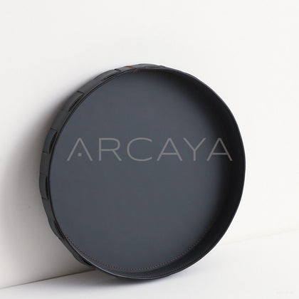 Handwoven Leather Aroma Storage Tray - main