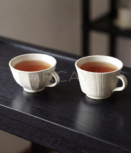 Amu Collab Handmade Ceramic Coffee Mug - scene