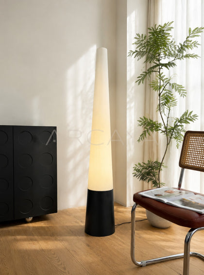 Minimalist Cone Floor Lamp - scene