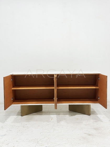 Tree Ring Carved Sideboard - scene