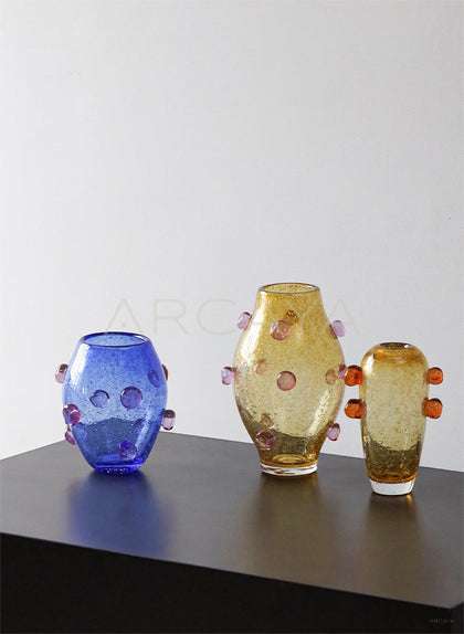Mid Century Glass Vase New Home - scene
