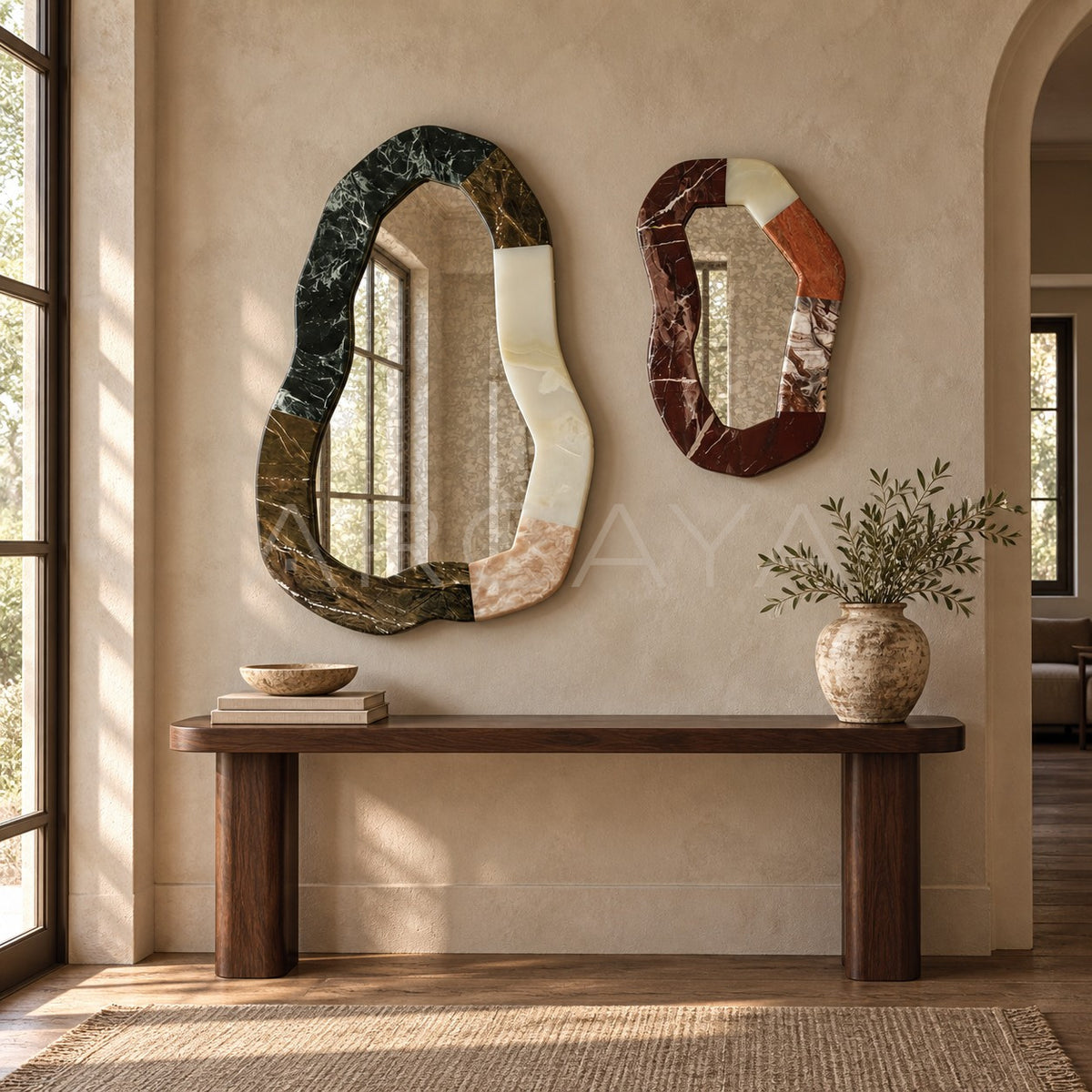 Aston Shijian Stone Mirror in detail