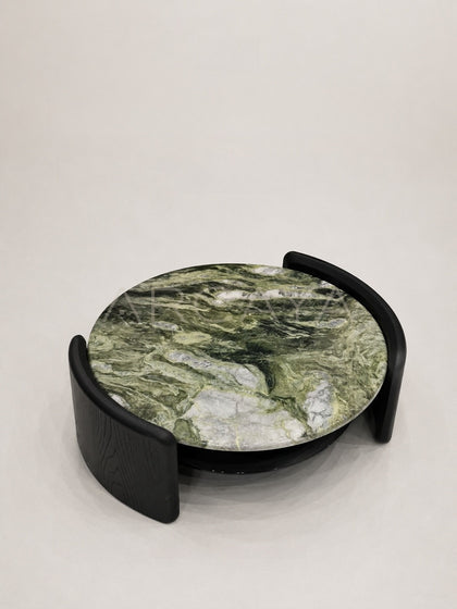 Daze Snow Mountain Jade Stone Coffee Table - scene