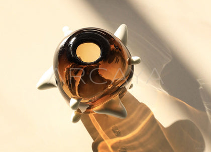 Sculptural Glass Art Vase - scene