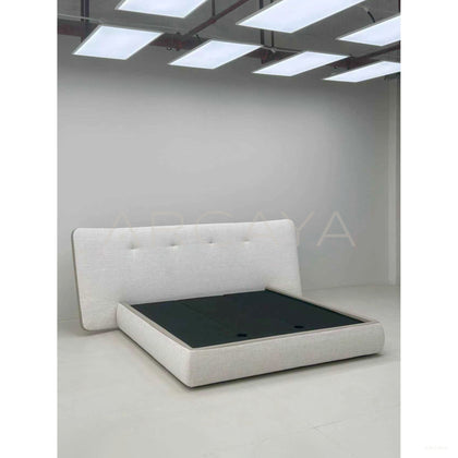 Levo Wide Headboard Bed - scene