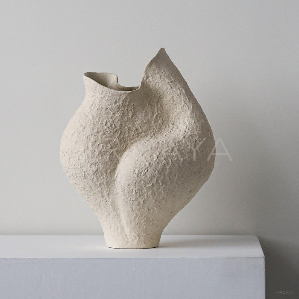Handmade Textured Art Vase Entryway - main