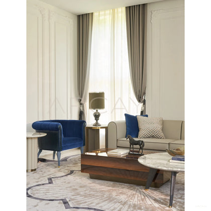 Violet European Modern Armchair - scene