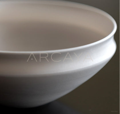 Amu Collab Folded Edge Ceramic Soup Bowl - scene