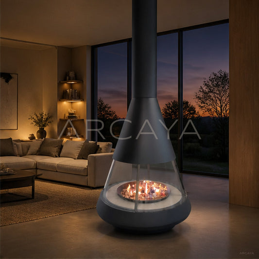 Nydia Hanging Fireplace - main