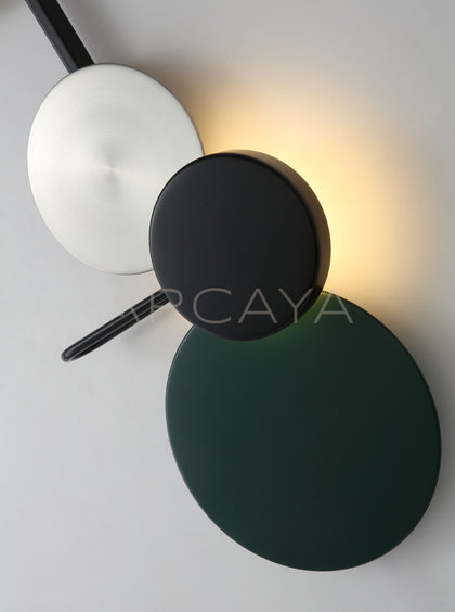 Four Color Disc Wall Light 21629 - scene