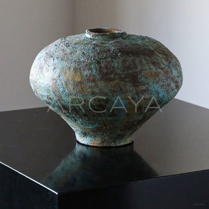 Vintage Wabi Sabi Jingdezhen Distressed Jar - main