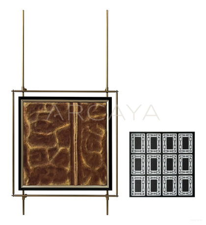 Metal Frame Series Wall Art Set - scene