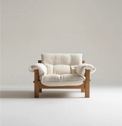 Velvet White Chair - scene