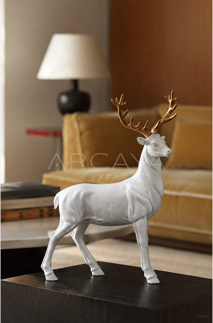 Elk Sculpture Art Ornament - scene