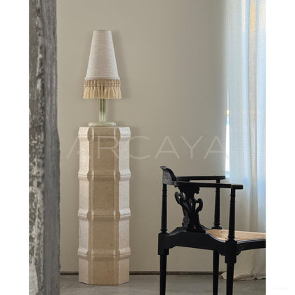 Aston Woven Shadow Lamp — Table Lighting - scene