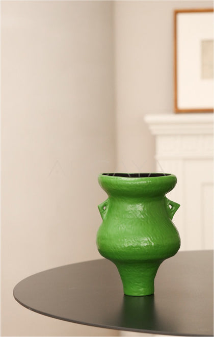 Dadan New Chinese Wabi Sabi Porcelain Vase - scene