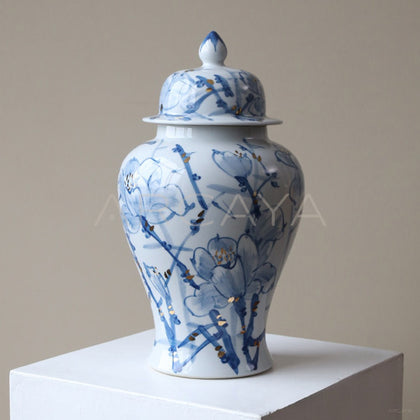 Blue White Porcelain General Jar Vase - main