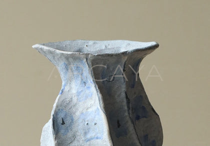 Wabi Sabi New Chinese Stoneware Jar Vase - scene
