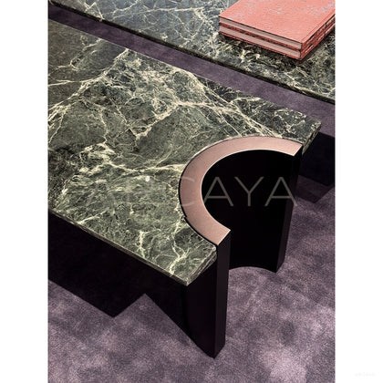 Green Marble Piece — Coffee Table - scene