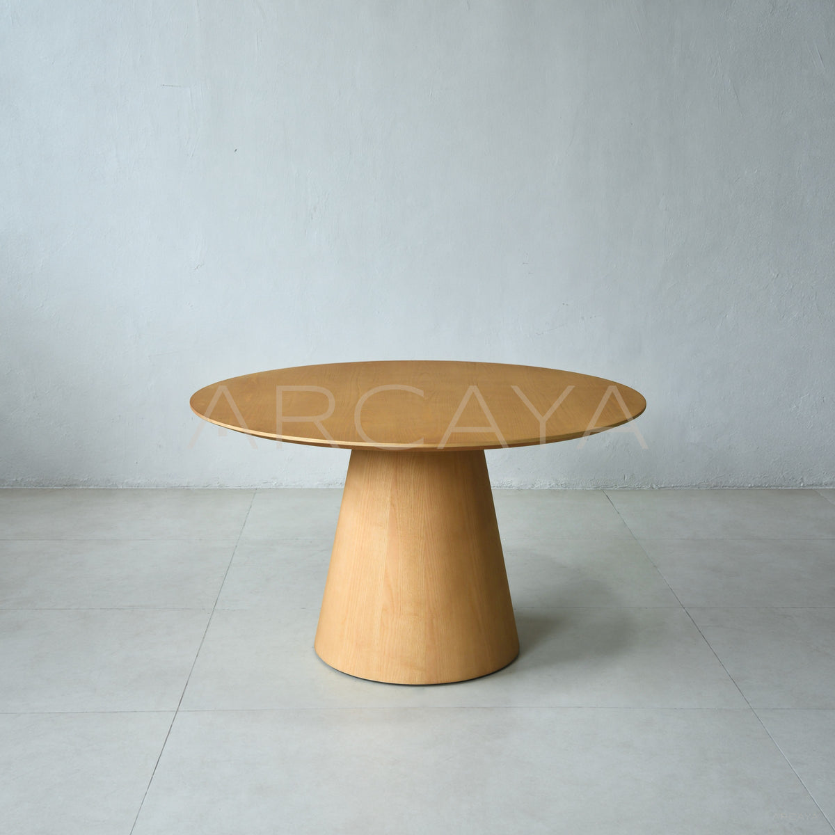 Ash Solid Wood Round Dining Table - main