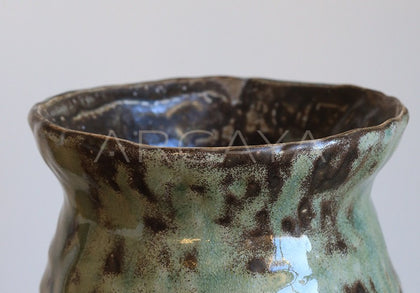 Vintage Jingdezhen Wide Mouth Vase - scene