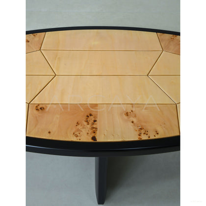 Poplar Burl Veneer Coffee Table - scene