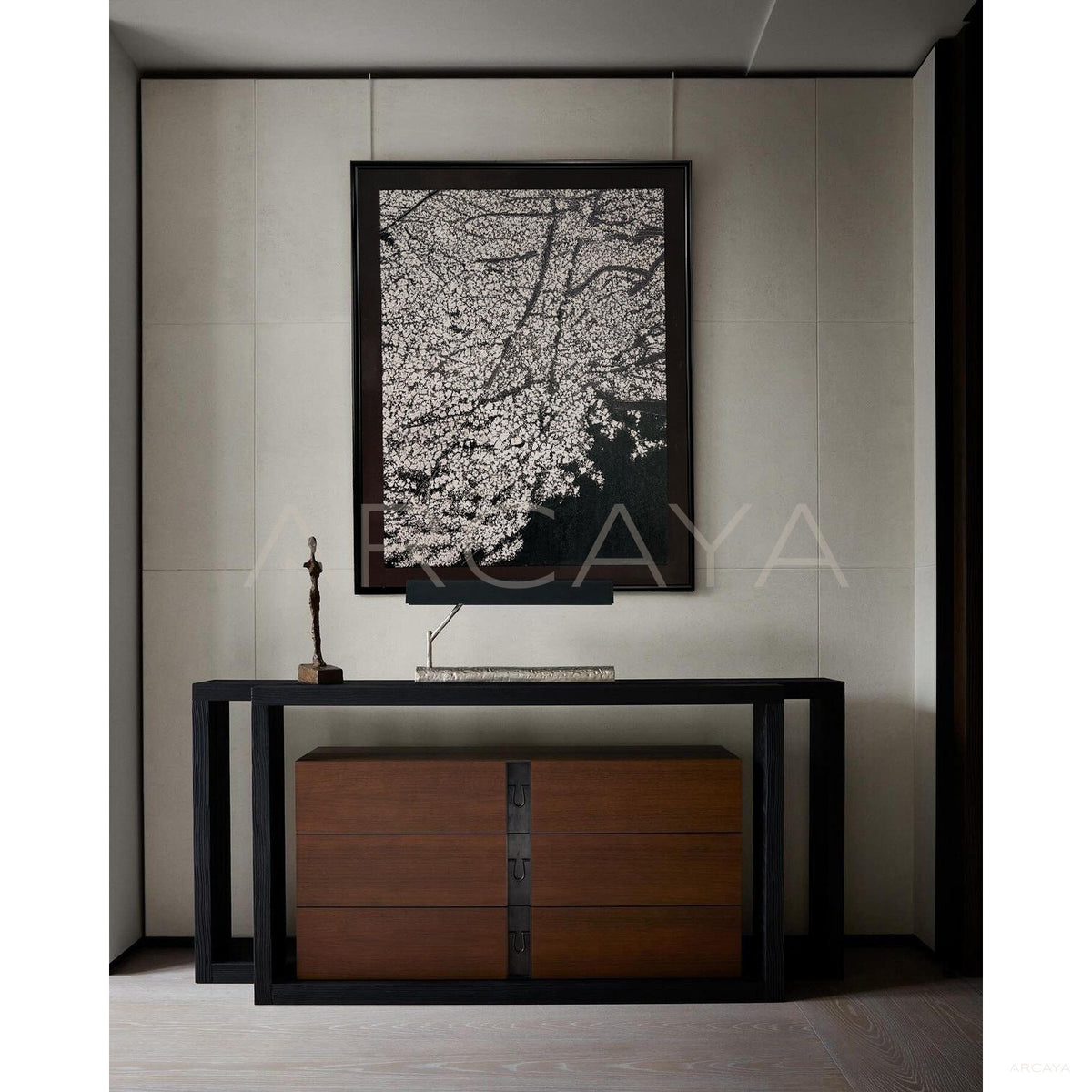 Eggshell Inlay Wall Art in detail