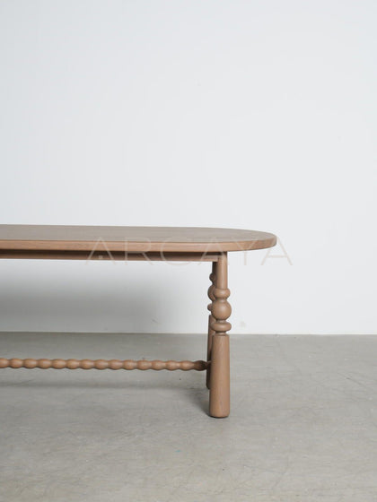 Custom Color Oval Long Table - scene