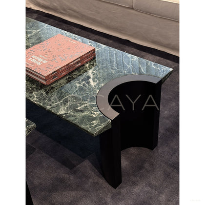Green Marble Piece — Coffee Table - scene