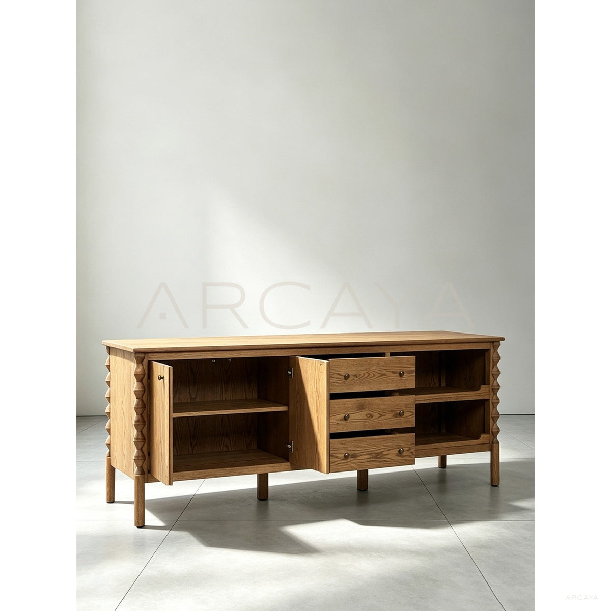 Topia Mid Century Sideboard in detail