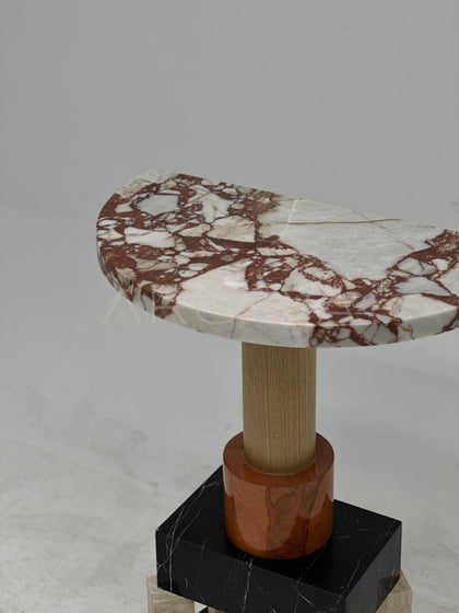 Playful Marble Side Table - scene