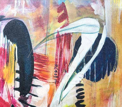 Mixed Media Wall Art 2503H0069 - detail