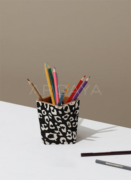 Leopard Print Tray Storage Box - scene