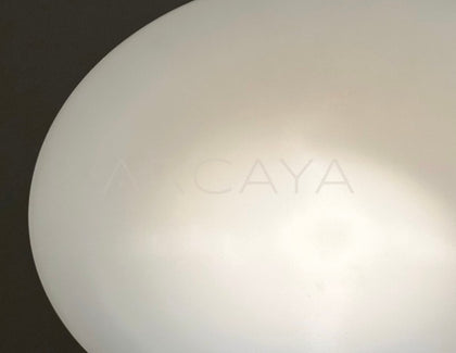 White Saucer Ceiling Light 96065 - detail