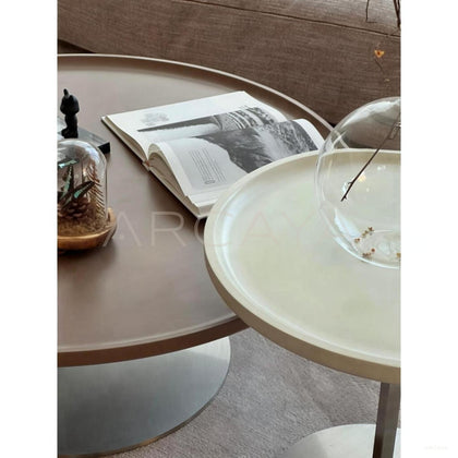 Yuanman Round Coffee Table - scene