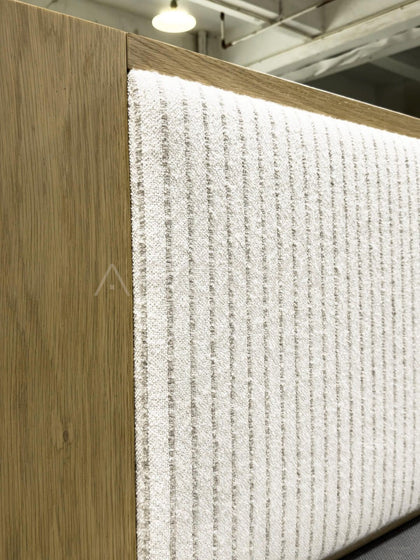 Solid Wood Floating Headboard Bed - detail