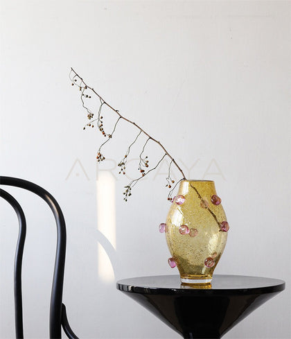 Mid Century Glass Vase New Home - scene