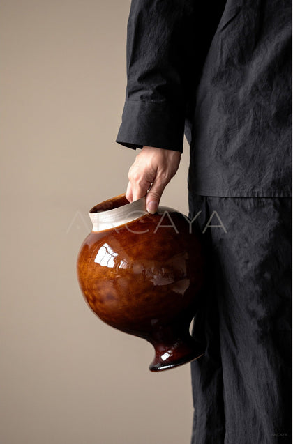 Dadan Kiln Glaze Stoneware Vase - scene