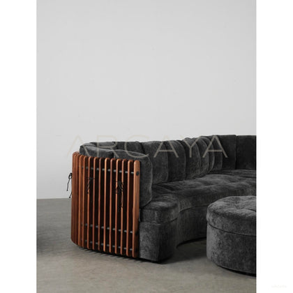 O Palm Low Back Modular Sofa - scene