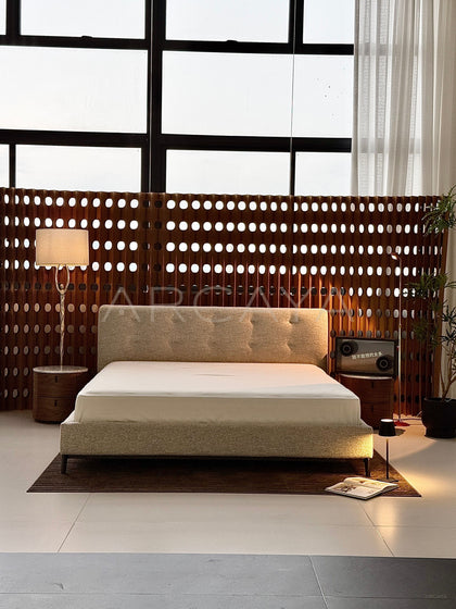 Quiet Bedroom Bed - scene