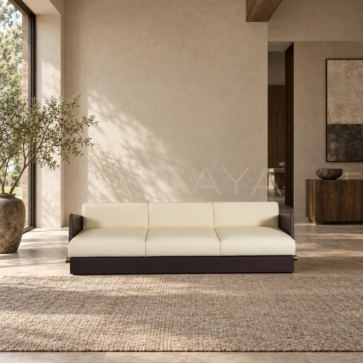 Platform Low Base Sofa in detail