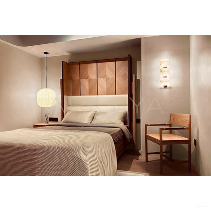 Tall Headboard Six Foot Bed - scene