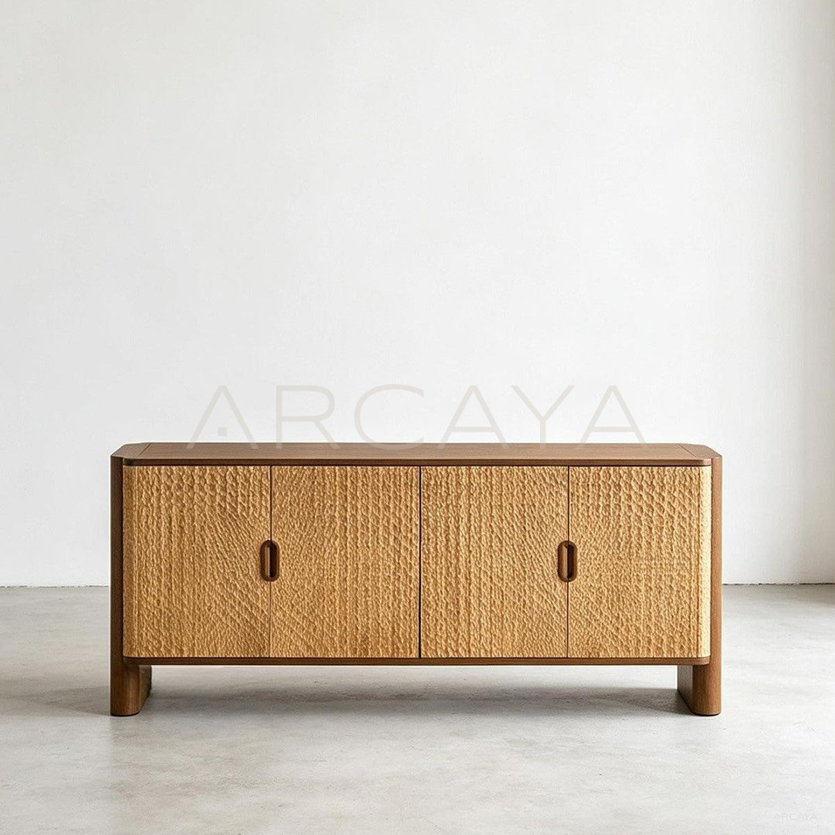 Hand Carved Solid Wood Sideboard - main