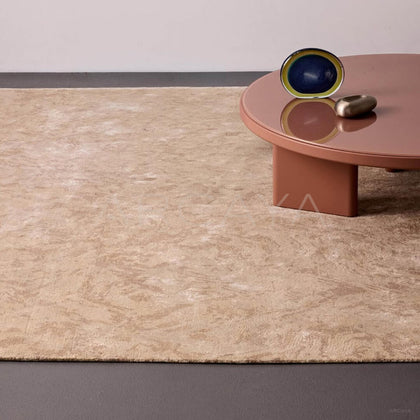 Hand Textured Wool Rug - scene