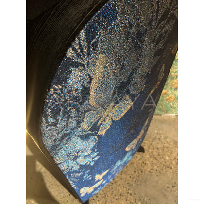 Peacock Gilded Brocade Gramophone — Decorative Objects - scene