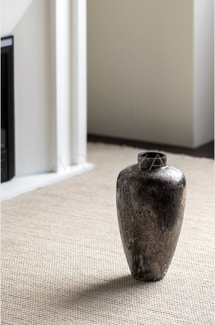 Vintage Dust Texture Glass Vase - scene