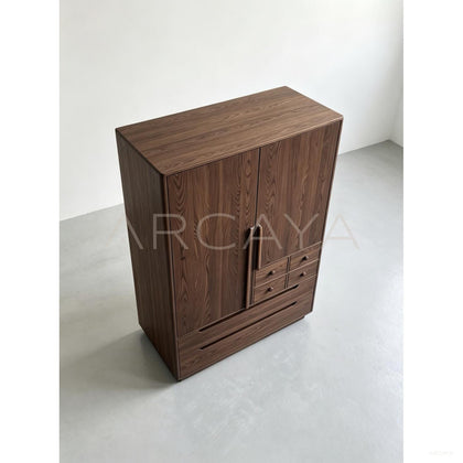 Minimalist Oak Wardrobe — Storage - scene
