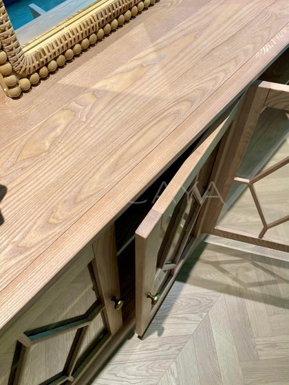 Natural Style Solid Wood Chest Of Drawers - detail