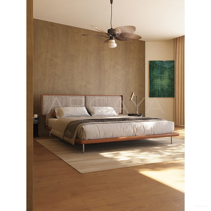 Cotton Linen Master Bed - scene